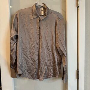Abercrombie & Fitch Men's Light Gray Shirt Jacket